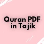 Quran pdf in Tajik ! Quranpdf.in